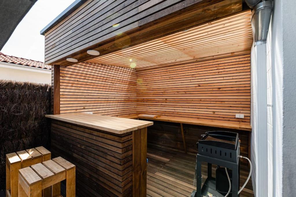 Ravissante Maison 3* Avec Jacuzzi Proche Lac Biscarrosse Exterior photo